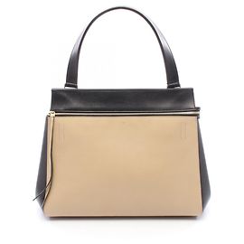 Céline Sac Edge de Celine Noir Beige