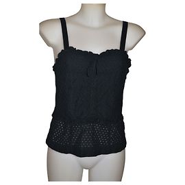 Top in cotone nero Marc Jacobs Nero
