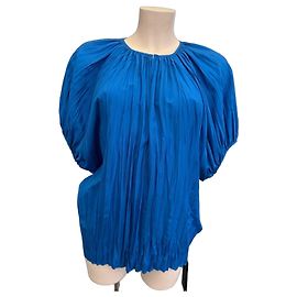 Joseph Briela Seidenbluse Blau Größe 38 Blau