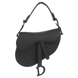 Christian Dior Saddle M0447SLLO Handbag Black