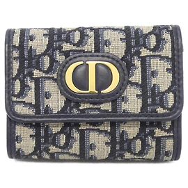 Christian Dior 30 Montaigne Geldbörse Blau