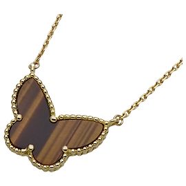 Collar Papillon Lucky Alhambra de Van Cleef & Arpels Dorado Amarillo