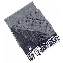 Louis Vuitton Monogram Gradient Schal Braun Schwarz