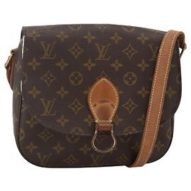 LOUIS VUITTON Monogram Saint Cloud GM Shoulder Bag M51242 LV Auth BA11591 Monogram