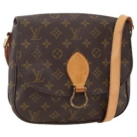 LOUIS VUITTON Bolsa de Ombro Monogram Saint Cloud GM M51242 LV Auth ka3414 Monograma