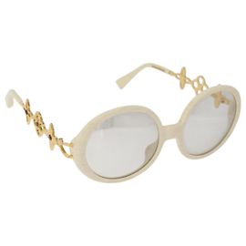 Gafas de sol LOUIS VUITTON de plástico blancas Z0086E LV Auth BSZ560M Blanco