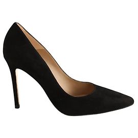 Escarpins Lk Bennett Fern en daim noir taille 39 Noir