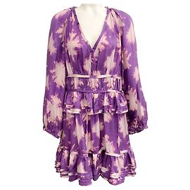 Robe Emery Cassis Blur d'Ulla Johnson Violet