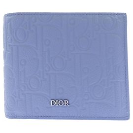 Christian Dior Long Bill Wallet Blue