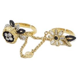 Anello Fleur Windsor LV Louis Vuitton Nero