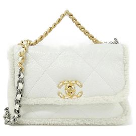 Borsa a Spalla Chanel 19 Linea AS1160 Bianco