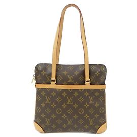 Borsa a Spalla Louis Vuitton Monogram Coussin GM M51141 Marrone