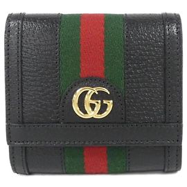 Gucci Ophidia Bi-Fold Geldbörse Schwarz