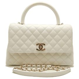 Bolso CHANEL Coco Handle 29 Blanco