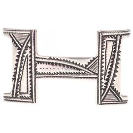 Acessório Fivela H Hermès Prata