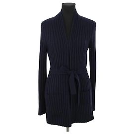 Cardigan Tory Burch en cachemire bleu S Bleu