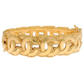 Bracelet jonc plaqué or Chanel Autre