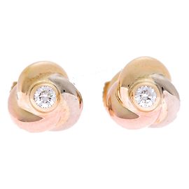 Pendientes de mujer Cartier Trinity de Baby Diamond Plata Rosa Dorado