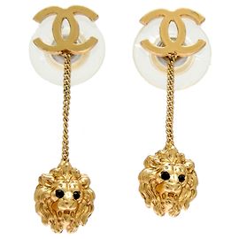 Pendientes de mujer con motivo de león Coco Mark de Chanel Otro