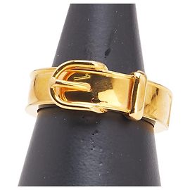 Anello per sciarpa Boucle Sellier Hermès D'oro