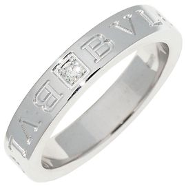 Bulgari Anello Bvlgari B.zero1 Au750 con Diamante Taglia 15 Argento