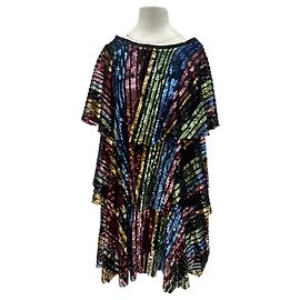 Autre Marque Robe t shirt à sequins multicolor Multiple colors
