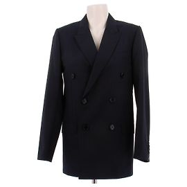 Céline Traje marino de lana Azul marino
