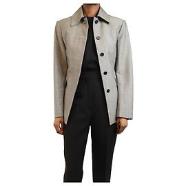 Céline Blazer grigio aderente - taglia UK 6 Grigio