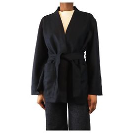 Soeur Navy Balme coat - size UK 6 Blue