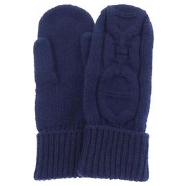 Hermès Hermes Cashmere Warm Gloves Navy blue