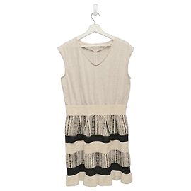 La Fée Maraboutée Robe d'été Bi-matiere LA FEE MARABOUTÉE Noir Multicolore Beige
