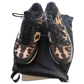 Baskets Dolce & Gabbana en cuir imprimé léopard Imprimé léopard