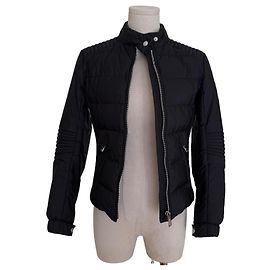 Prada Daunenjacke Schwarz aus Polyester Größe 38 Schwarz