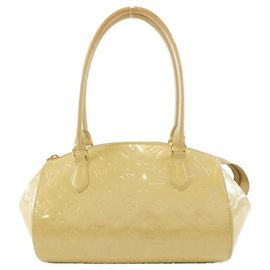 Borsa a Spalla Louis Vuitton Vernis Sherwood PM Corallo