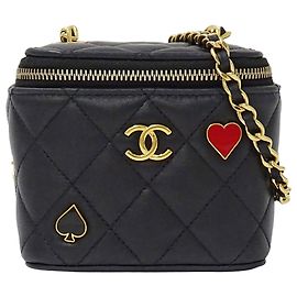 Chanel Matelassé Handbag Black