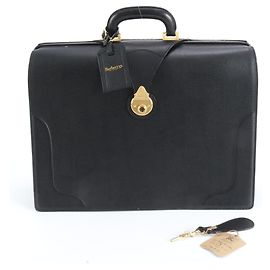 Borsa a tracolla in pelle Burberry e borsa tote nera Nero