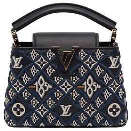 Louis Vuitton Blu Monogramma Dal 1854 Capucines BB Blu Blu navy