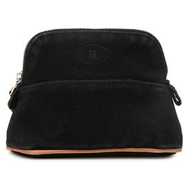 Mini Handtasche Bolide von Hermès Braun Schwarz