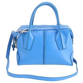 D-Styling Lederhandtasche von Tod's Blau
