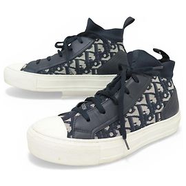 Christian Dior SNEAKERS DIOR WALK N DIOR OBLICE TECNICO 38 SCARPE Blu navy