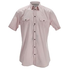 Camisa de botones Dolce & Gabbana en algodón rosa Rosa