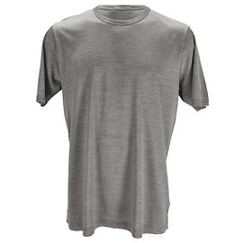 Dolce & Gabbana Crewneck T-Shirt in Grey Silk Grey