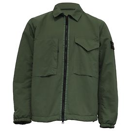Stone Island Zip-Up Jacket with Primaloft-TC in Olive Polyamide Green Olive green
