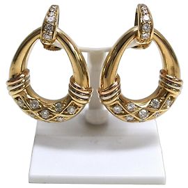 Boucles d'oreilles motif heurtoir en diamant Trinity de Cartier Autre