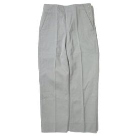 Autre Marque Pantalón Baker de sarga de algodón Drawer Castaño Gris