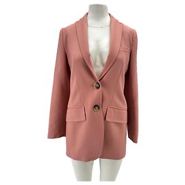 Blazer DMN de lã rosa Rosa