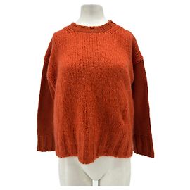 Autre Marque Suéter naranja de cachemira Naranja