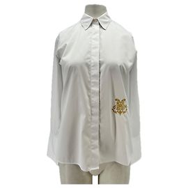 DMN Camisa blanca de algodón Blanco