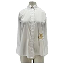 DMN Camicia bianca in cotone Bianco