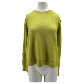 Autre Marque Grüner Pullover aus Kaschmir Grün